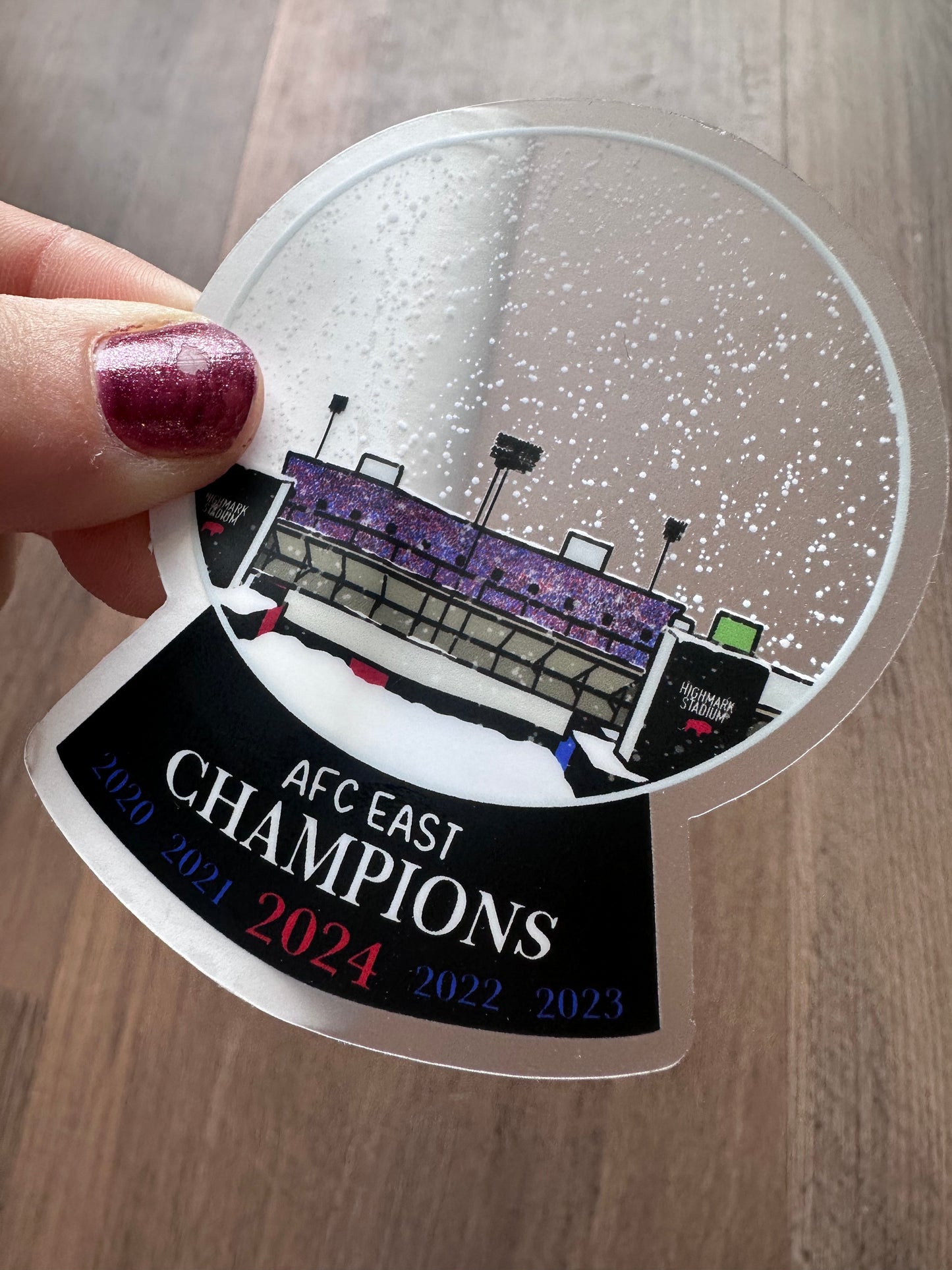 AFC East Champs Buffalo Bills Sticker 2025