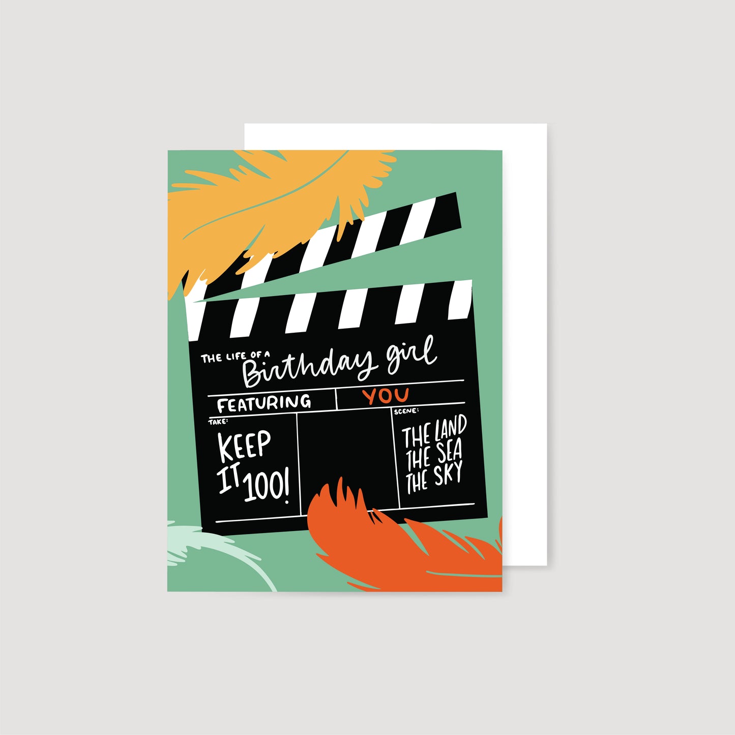 The Life of a Birthday Girl Swiftie Birthday Card