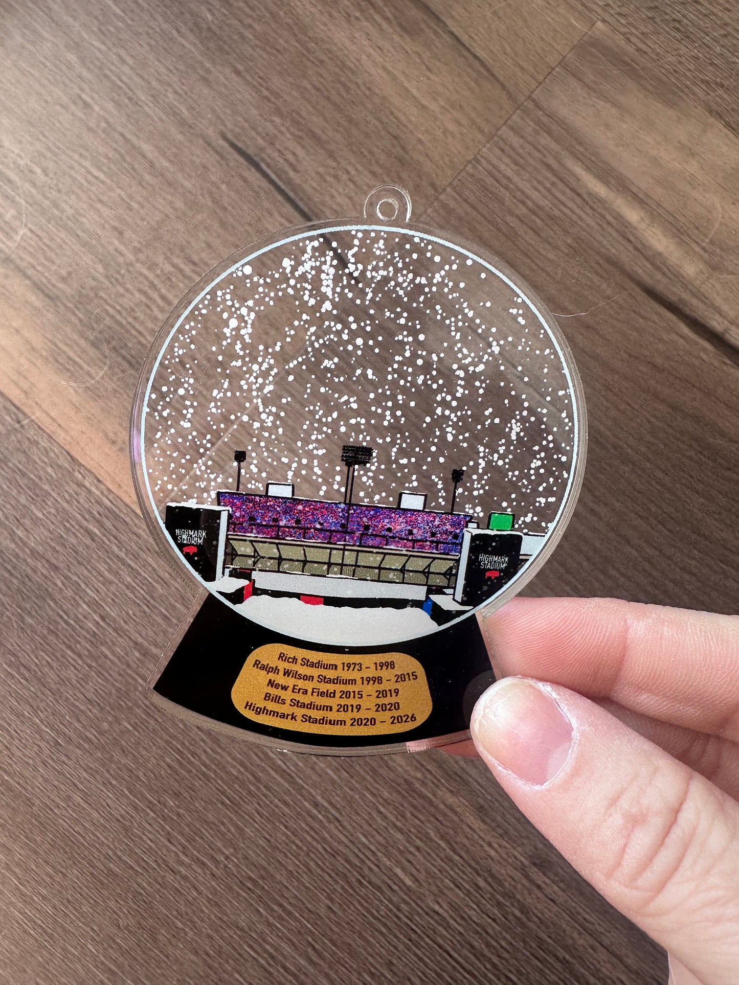 One Bills Drive Snowglobe Ornament