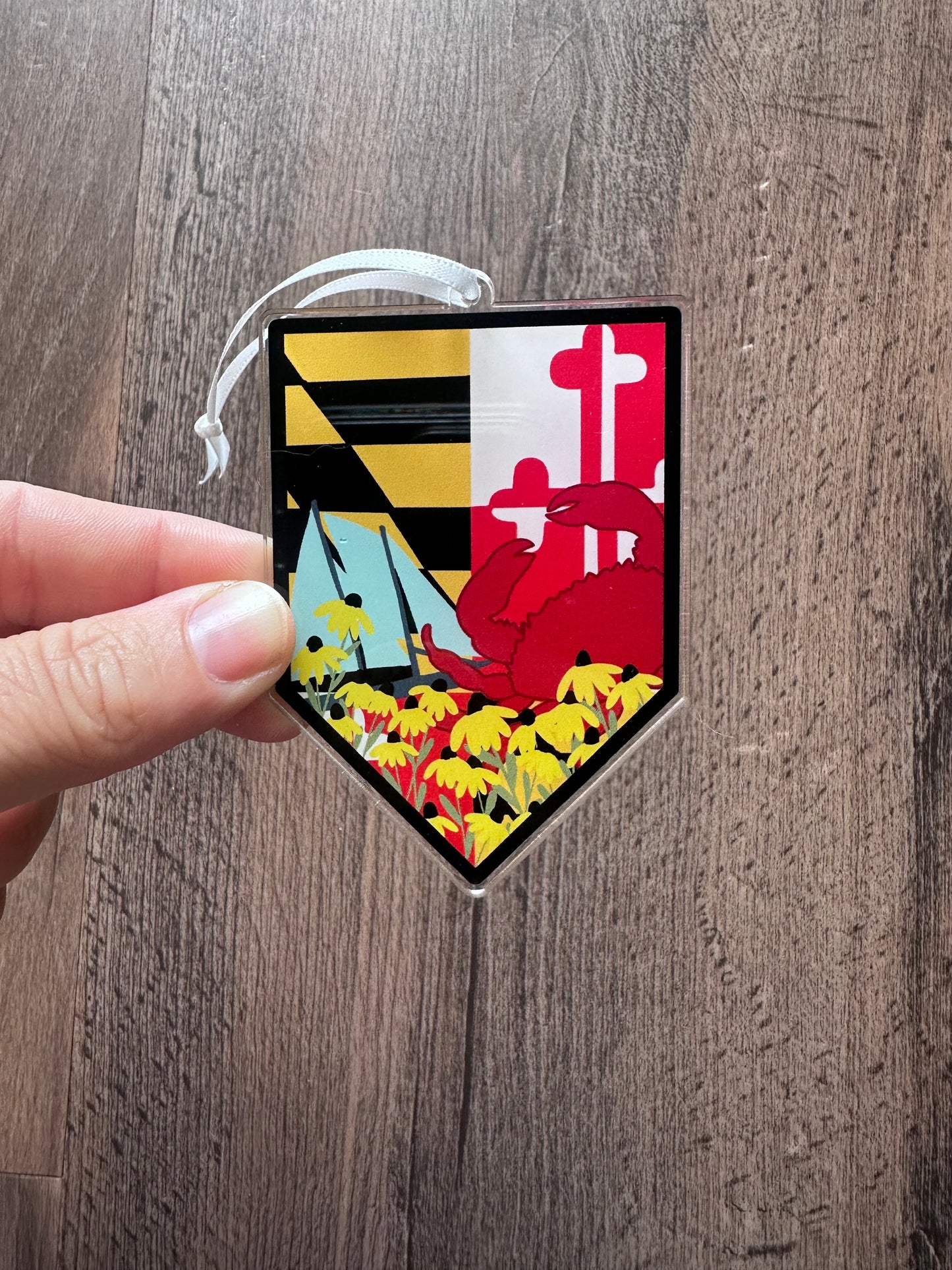 Maryland Banner Ornament