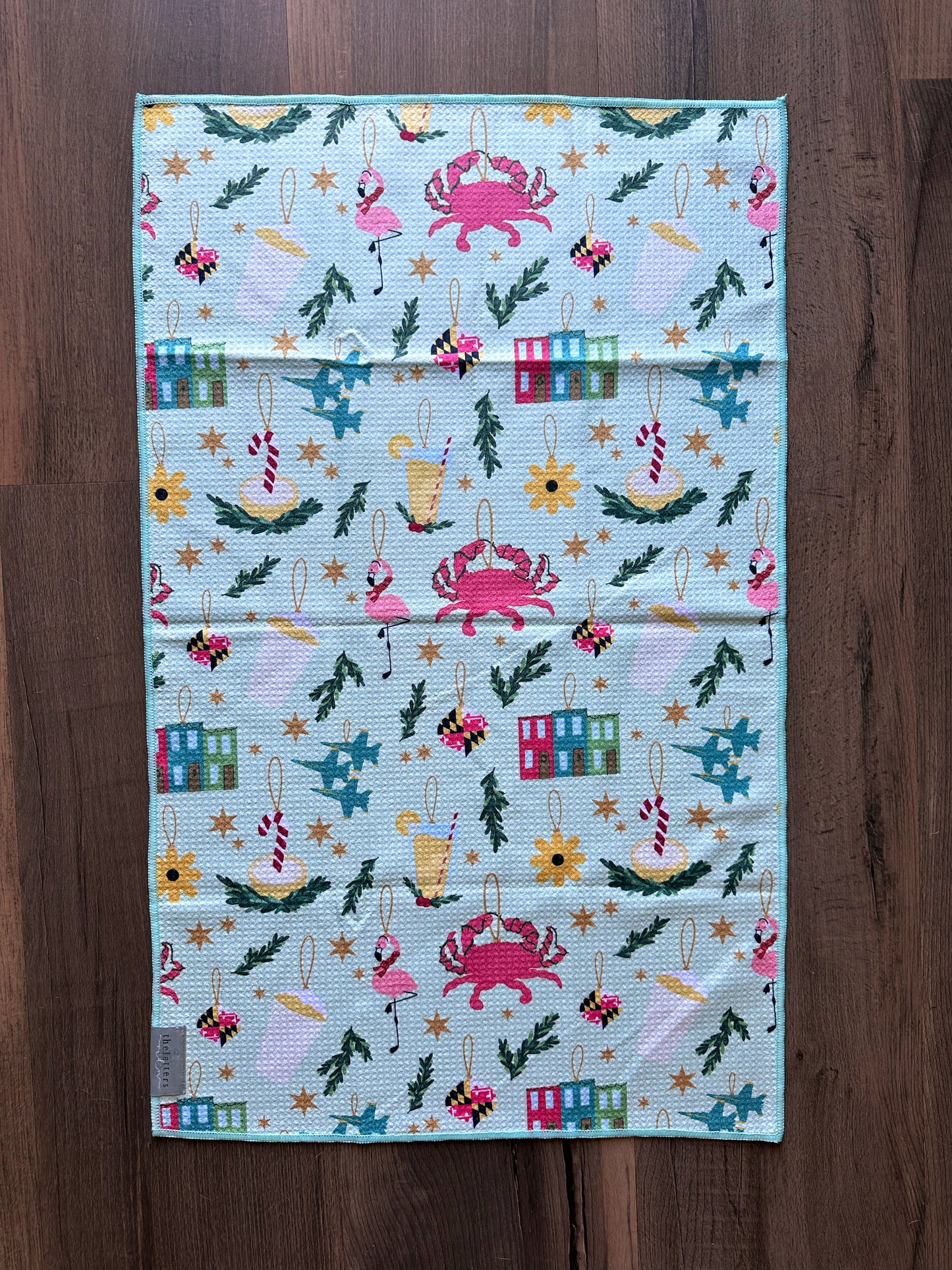 Merryland Magic Holiday Waffle Towel