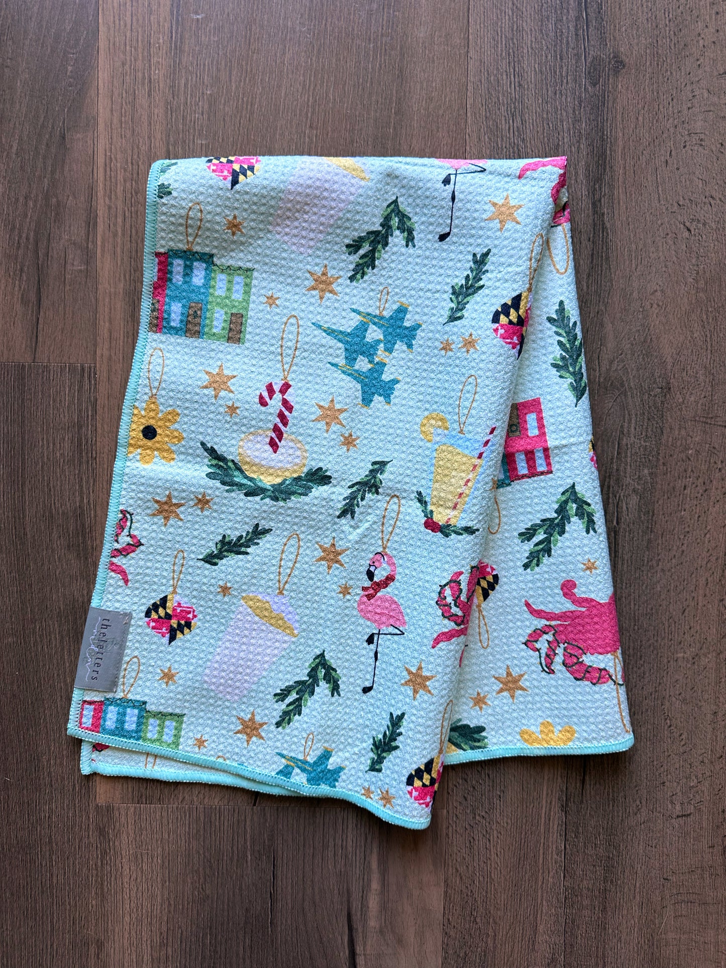 Merryland Magic Holiday Waffle Towel