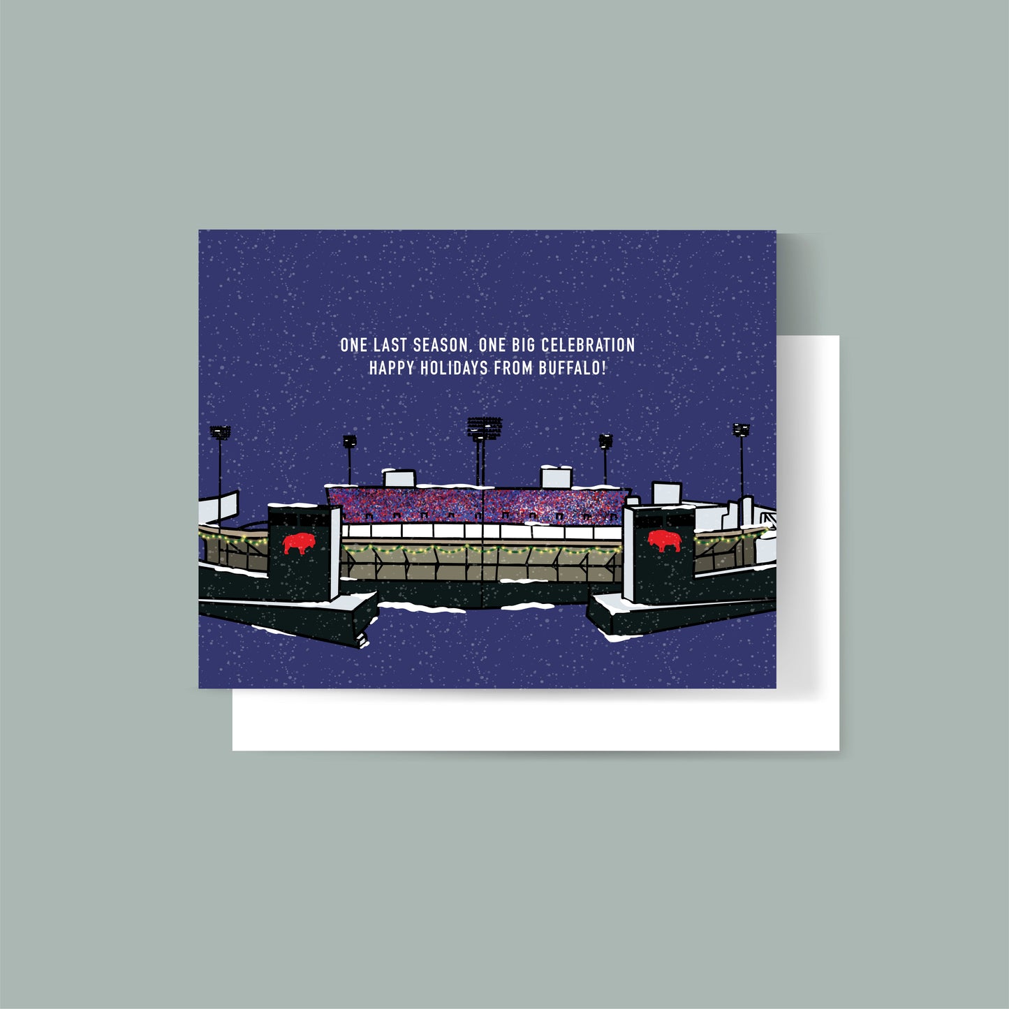 One Last Season Holiday Buffalo Card