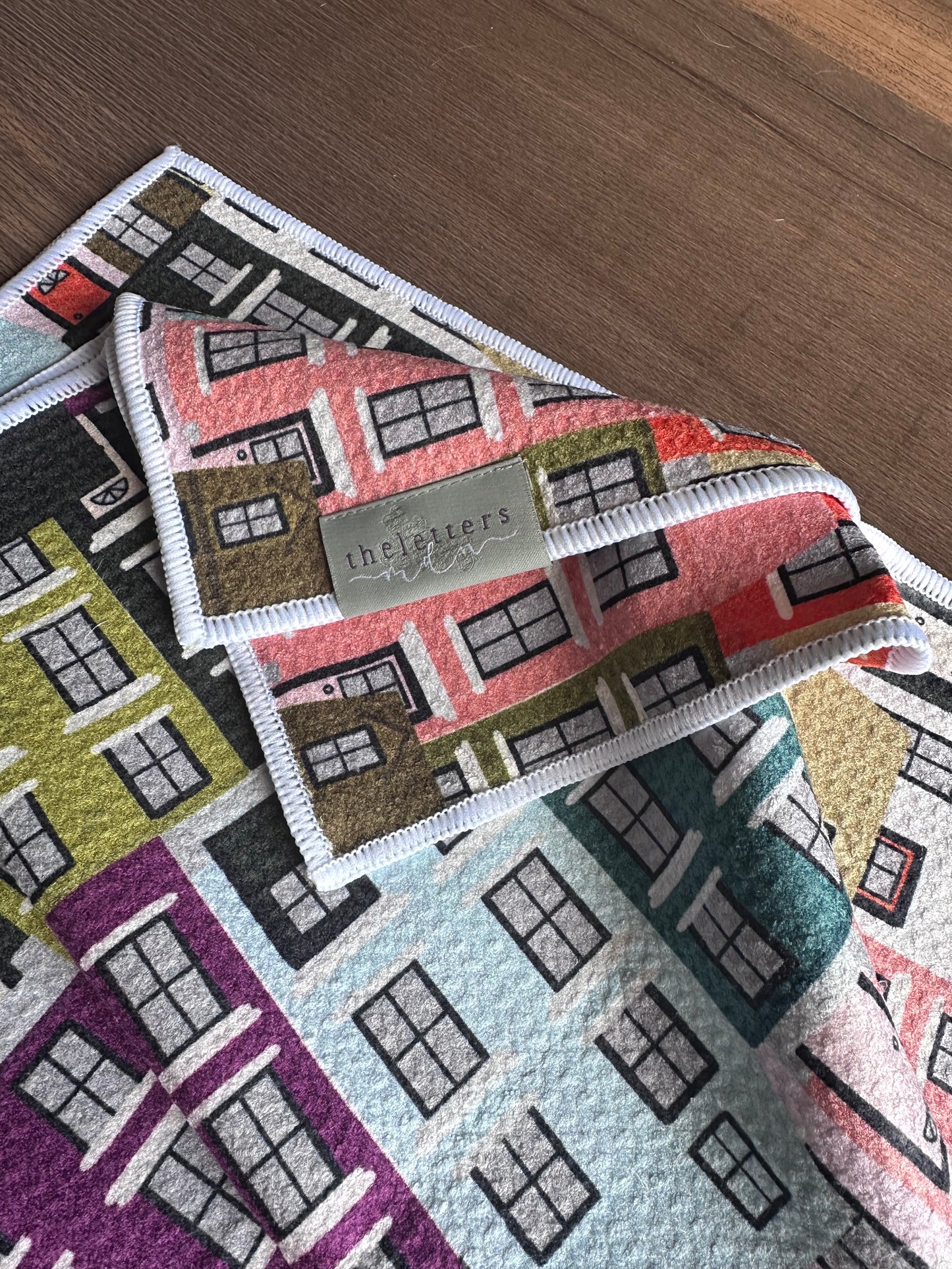 Row Homes Hand Towel