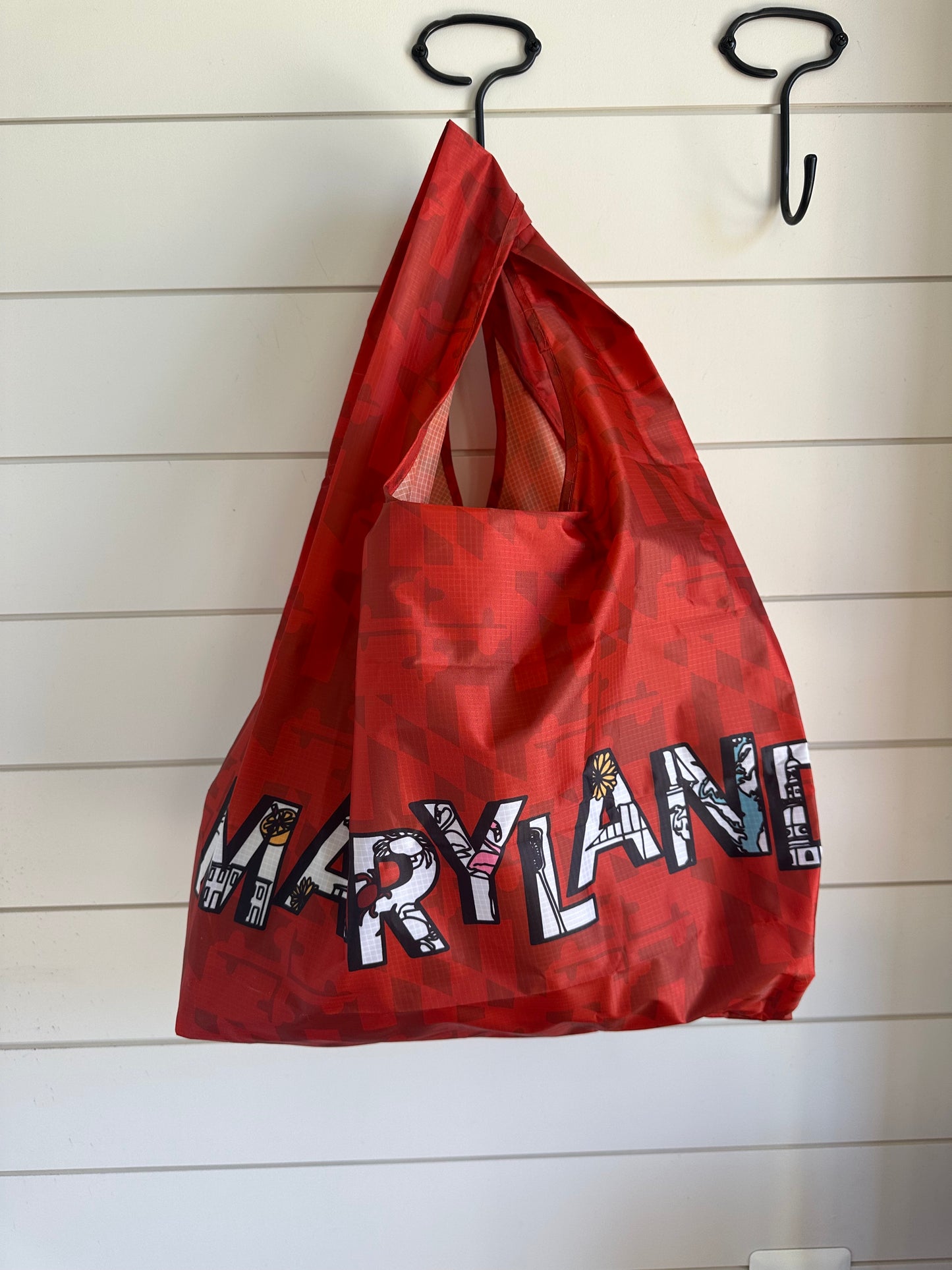 Maryland Icons Packable Tote Bag