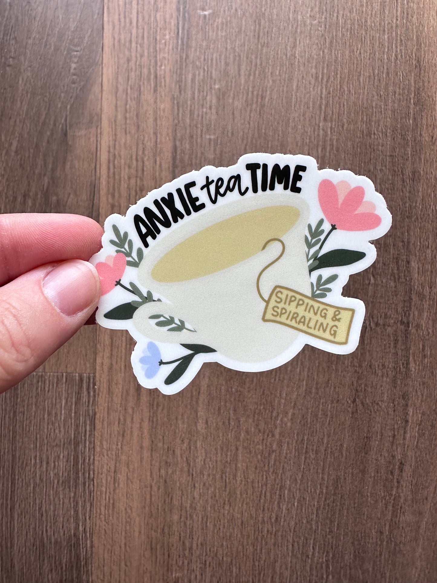 AnxieTEA Mental Health Sticker