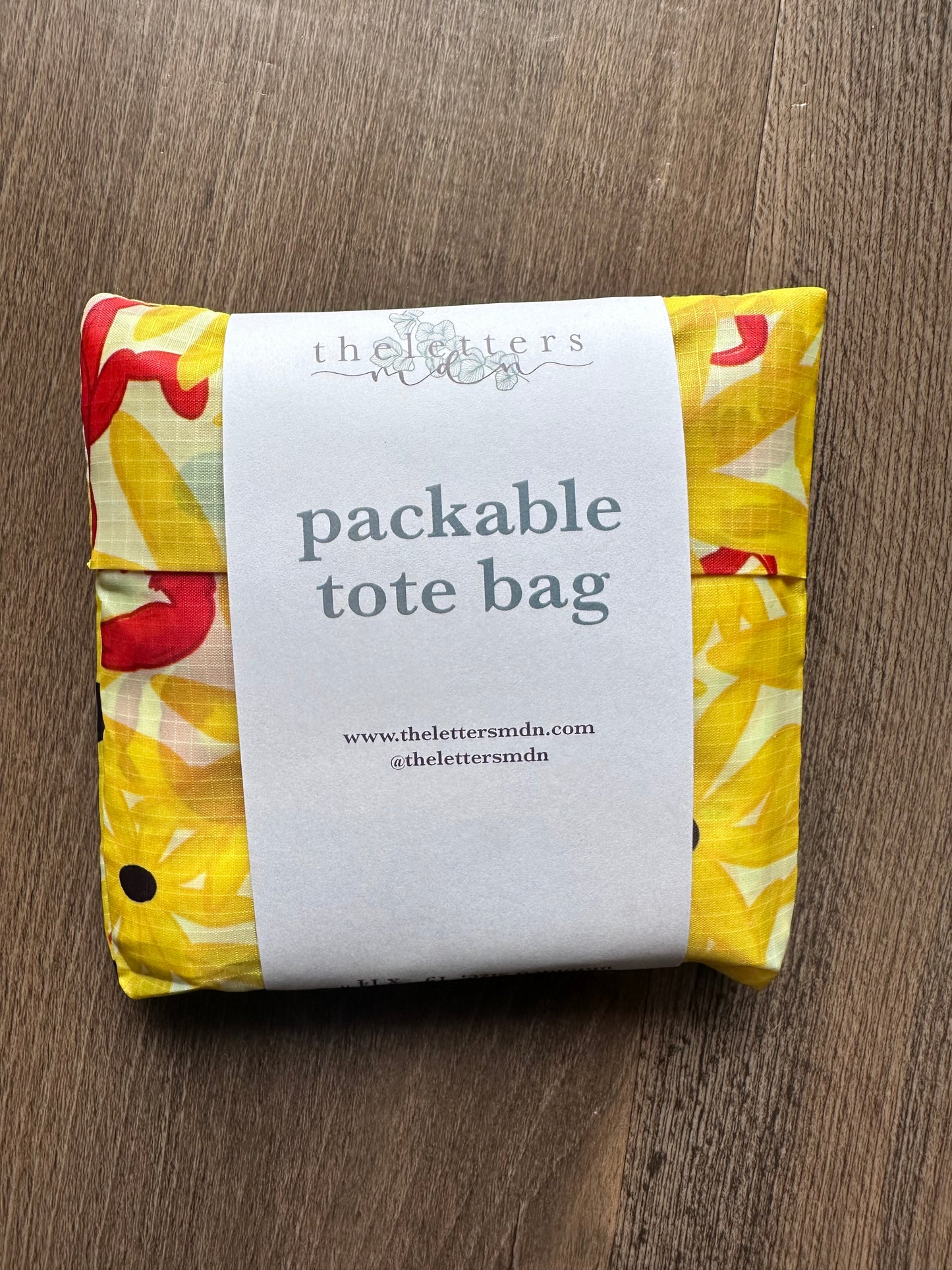 Crabs and Susans Packable Tote Bag