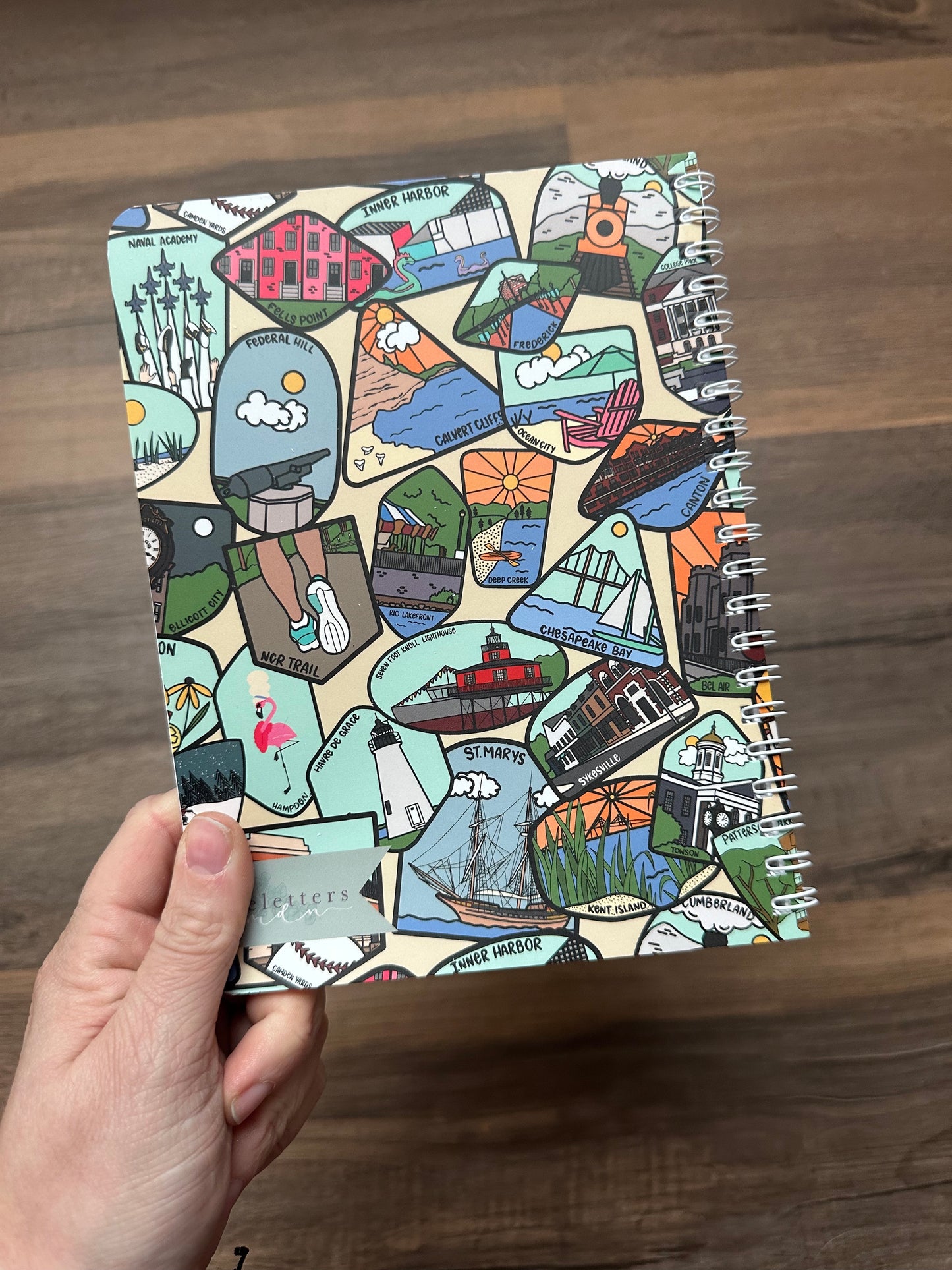 Maryland Badges Small Notebook