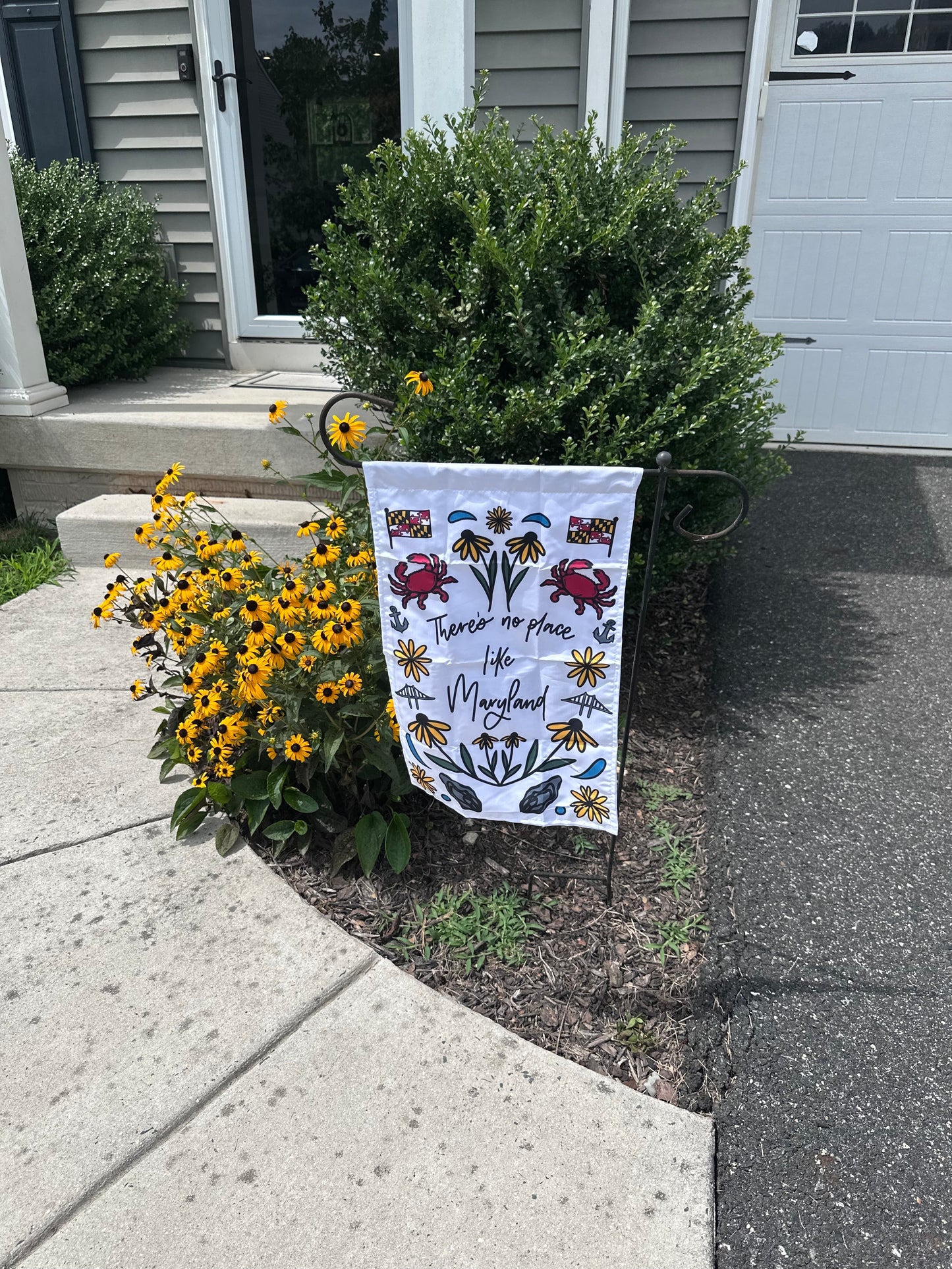 There's No Place Like Maryland Garden Flag