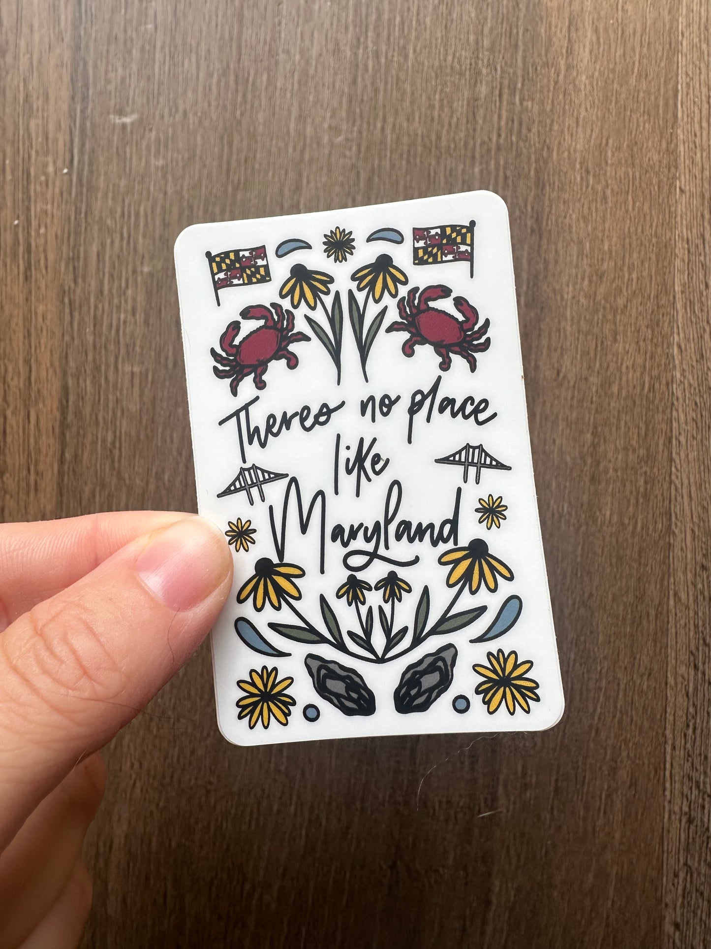 No Place Like Maryland Sticker