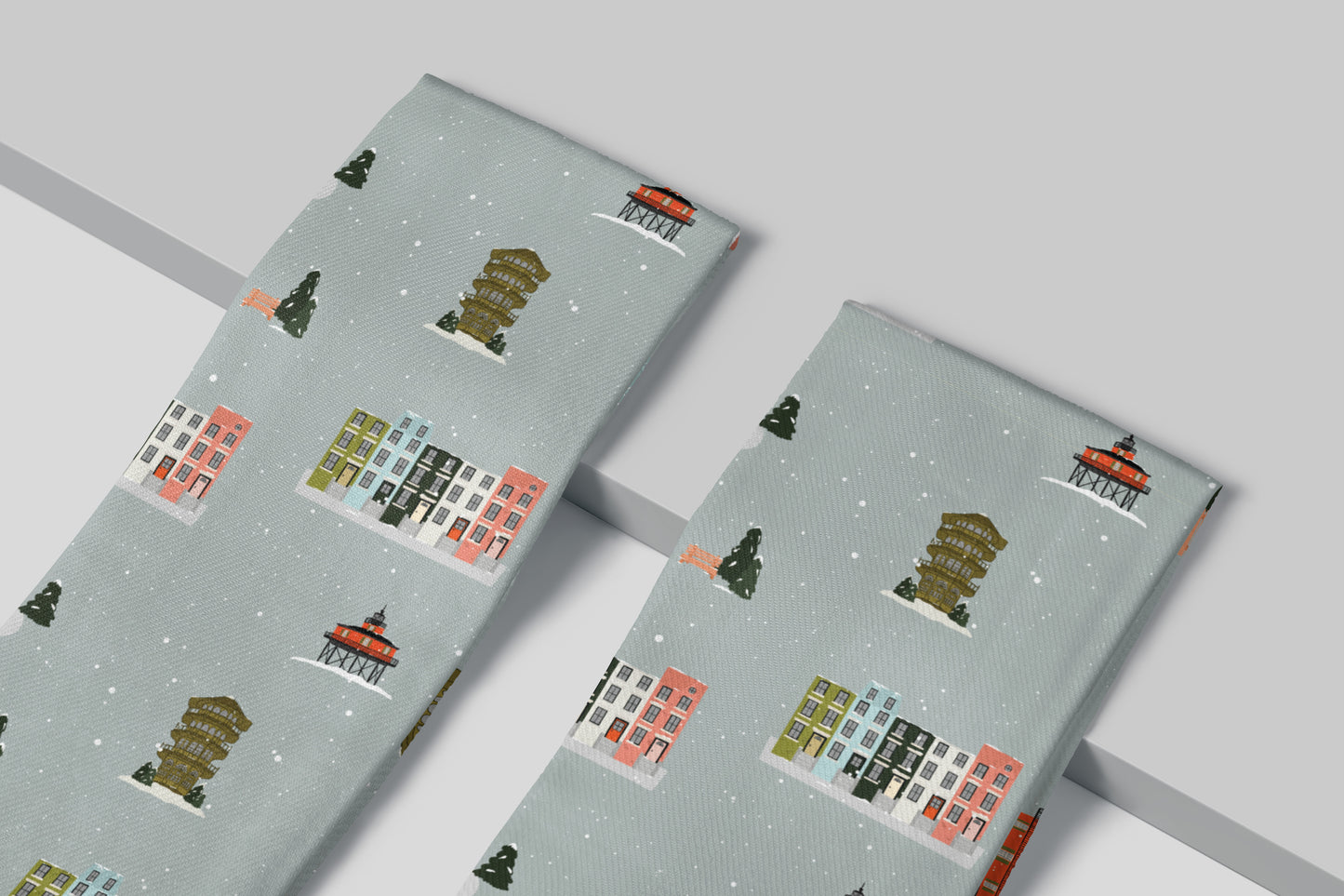 Winter Time In Baltimore Holiday Towel