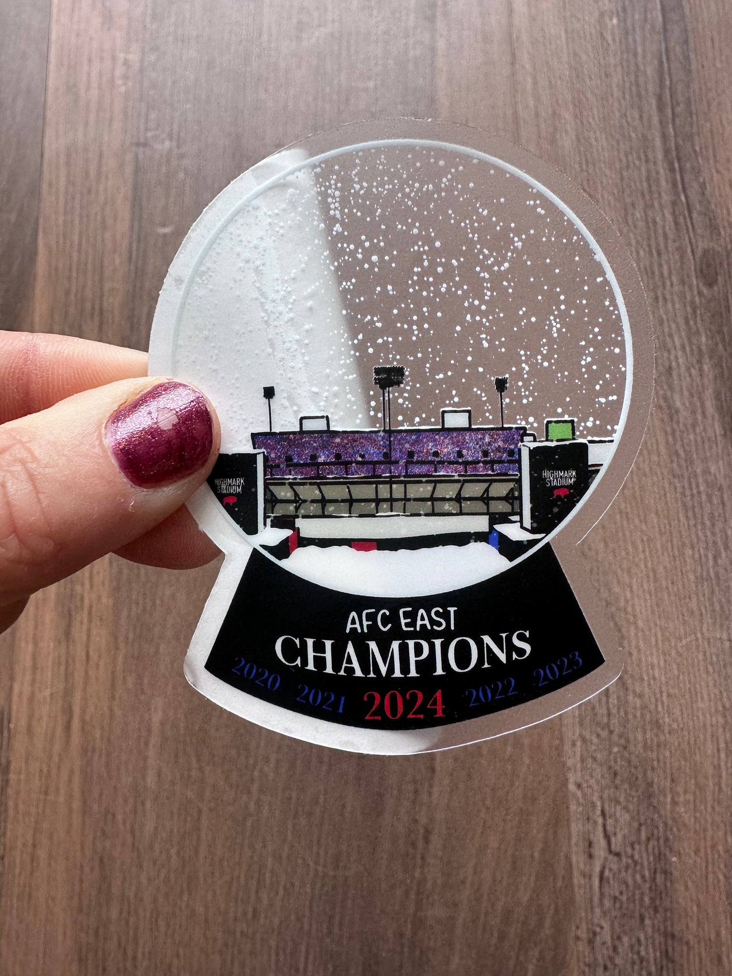 AFC East Champs Buffalo Bills Sticker 2025