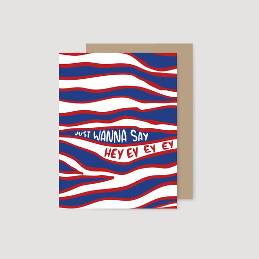 Just Wanna Say Hey Buffalo Card