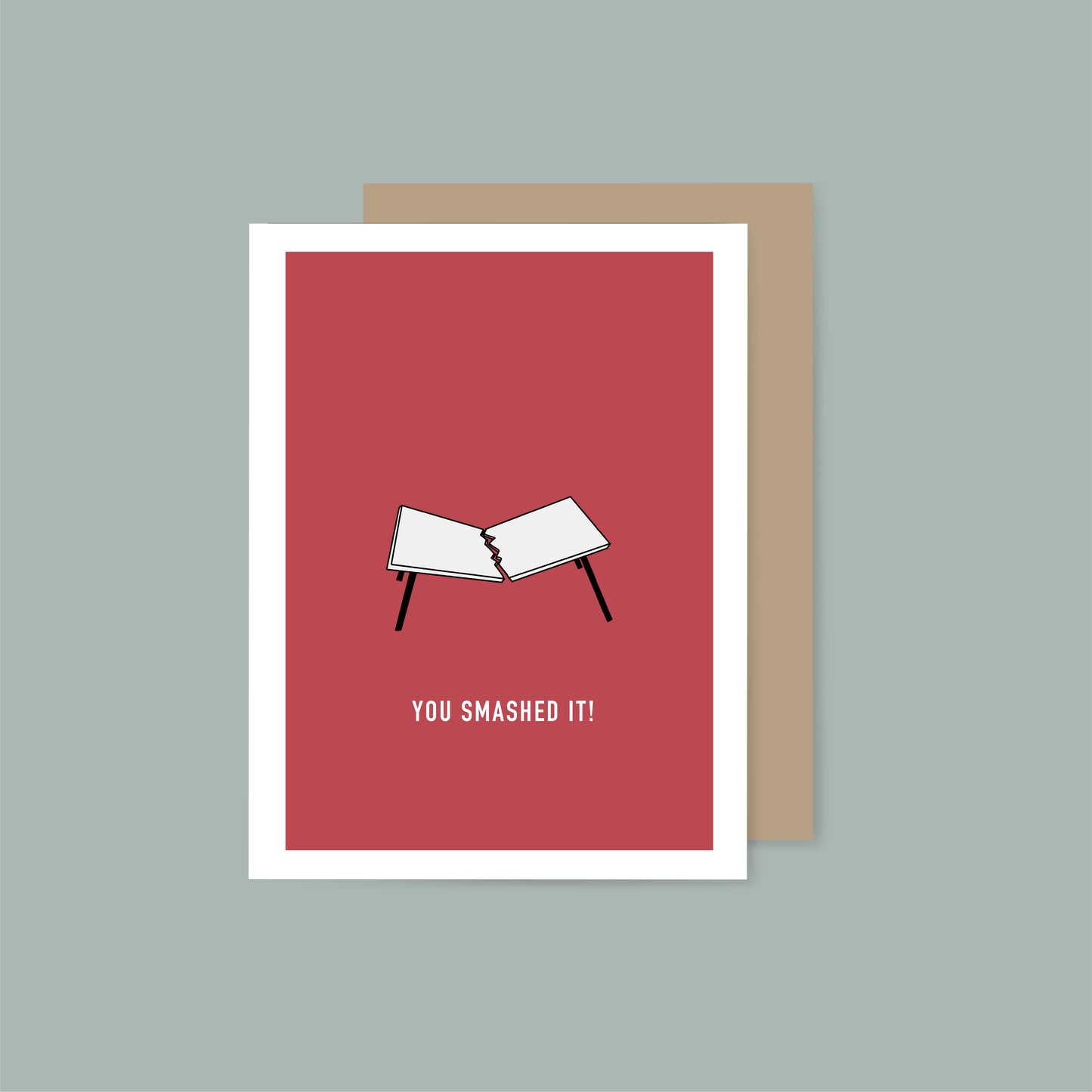 You Smashed It Buffalo Greeting Card