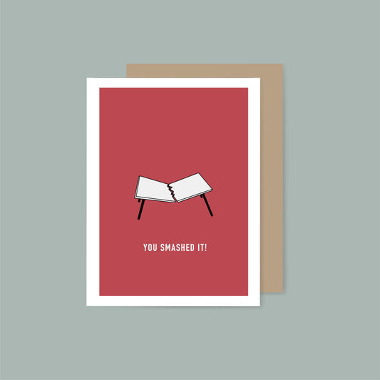 You Smashed It Buffalo Greeting Card