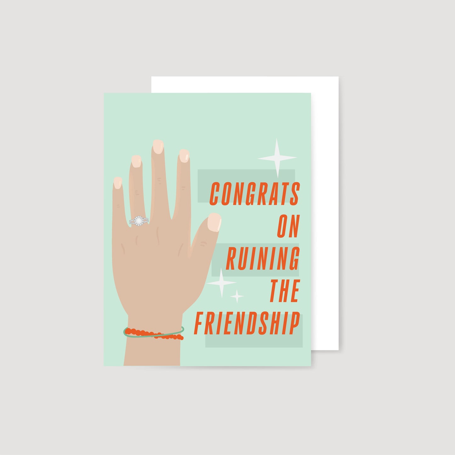 Congrats on Ruining the Friendship Swiftie Engagement Card