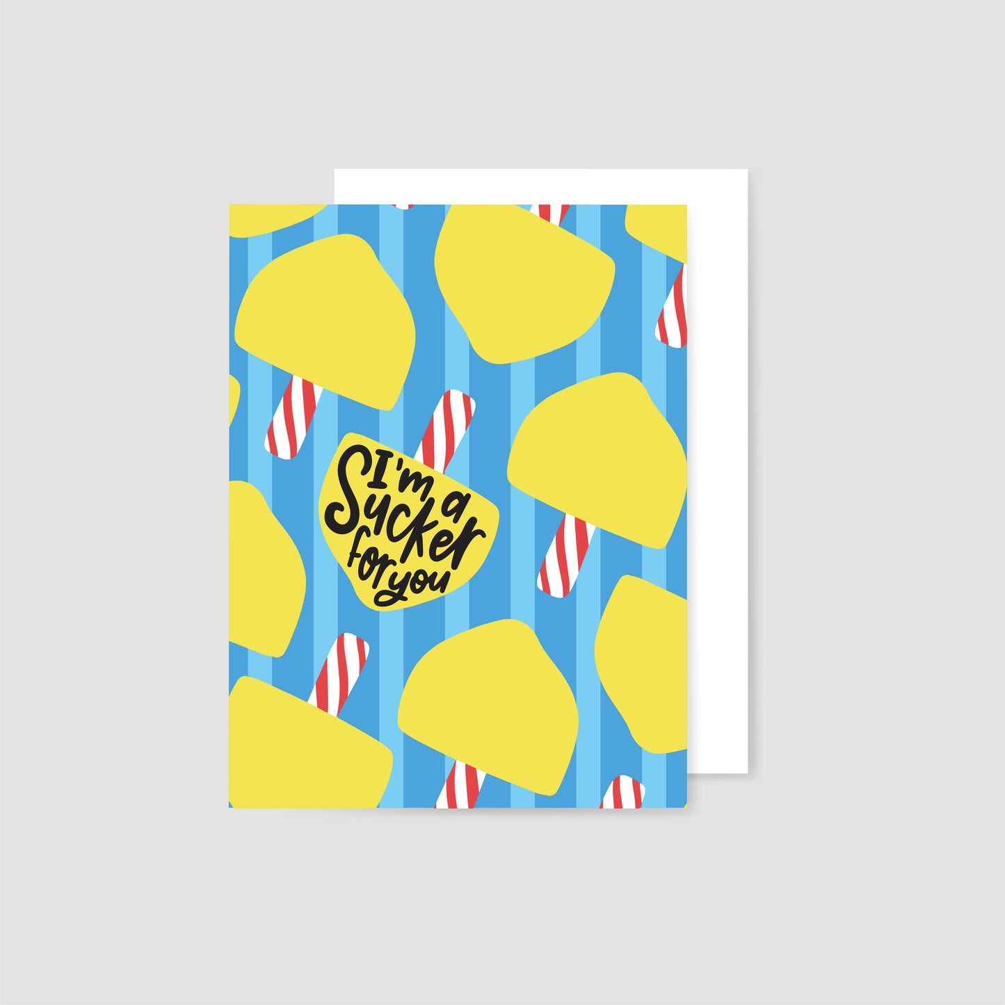 Lemon Peppermint Suck For You Greeting Card