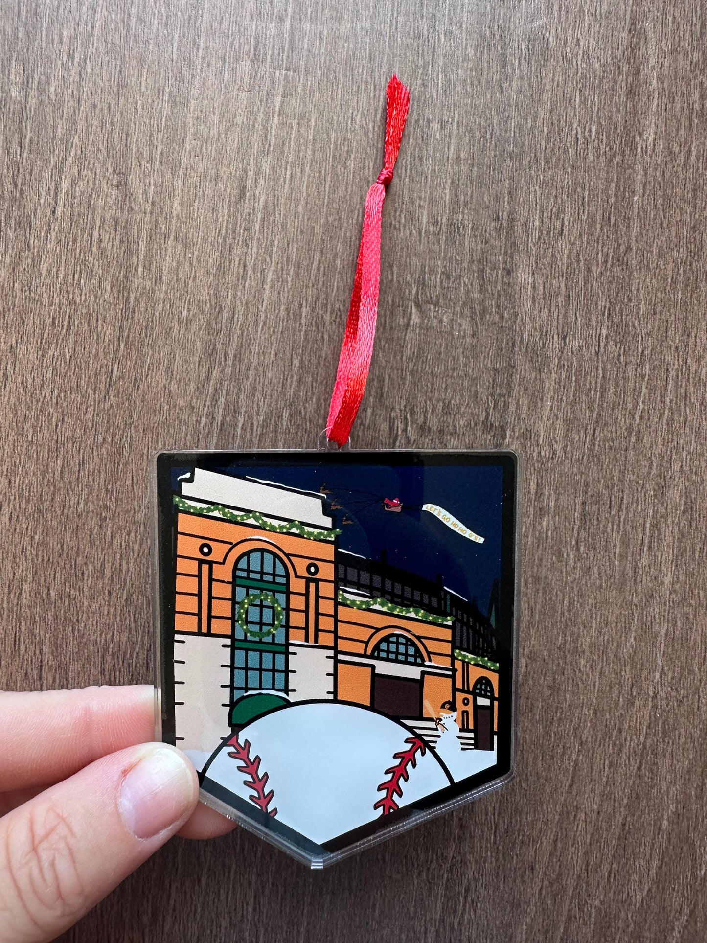 No Place Like Camden Yards for the Holidays Double Sided Ornament