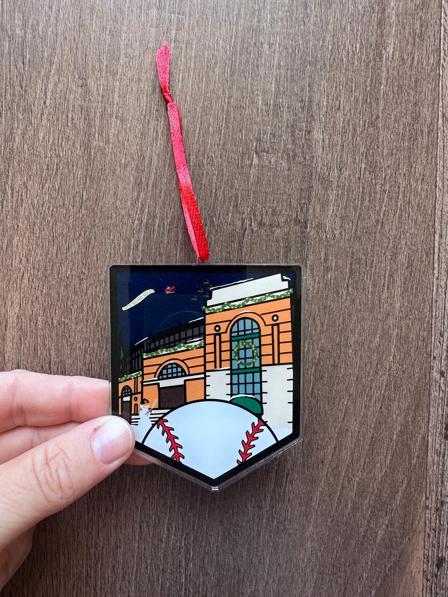No Place Like Camden Yards for the Holidays Double Sided Ornament