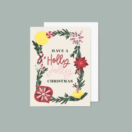 Holly Jolly Christmas Card