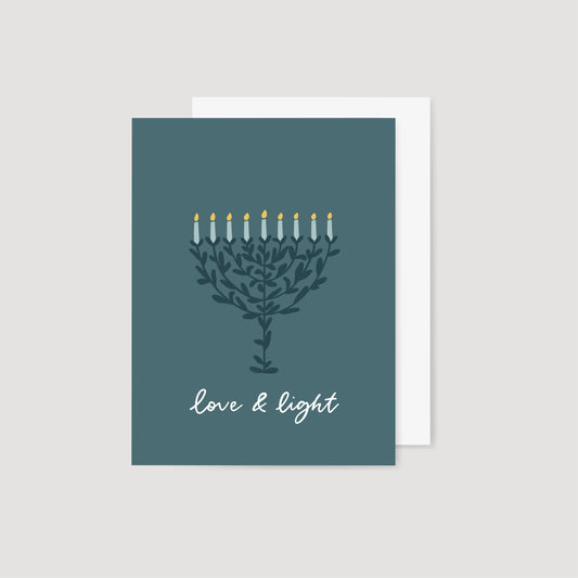 Love and Light Hanukkah Card