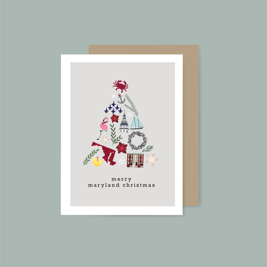 Merry Maryland Christmas Card