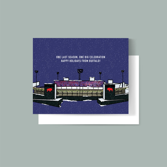 One Last Season Holiday Buffalo Card
