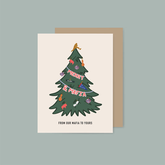 Merry & Mafia Buffalo Holiday Card