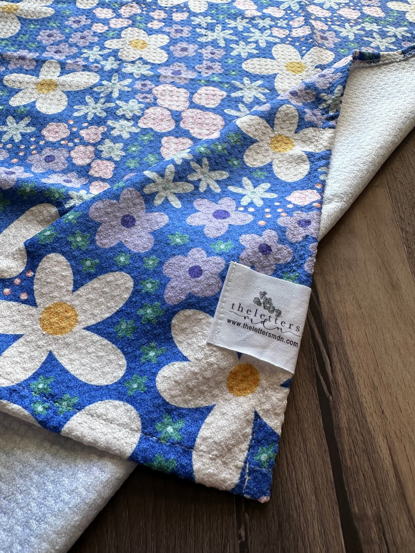 Bloom & Blue Waffle Kitchen Towel