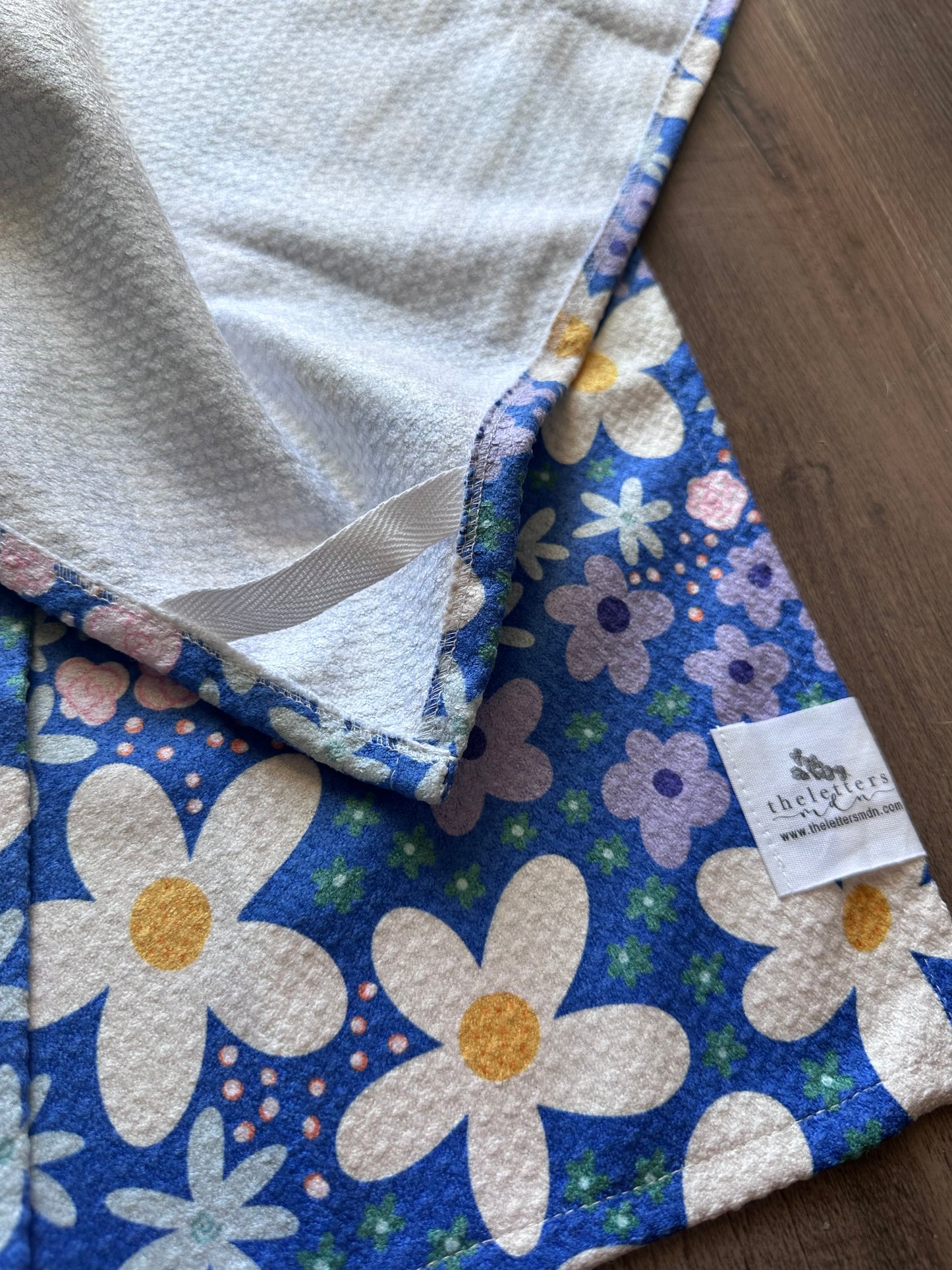 Bloom & Blue Waffle Kitchen Towel