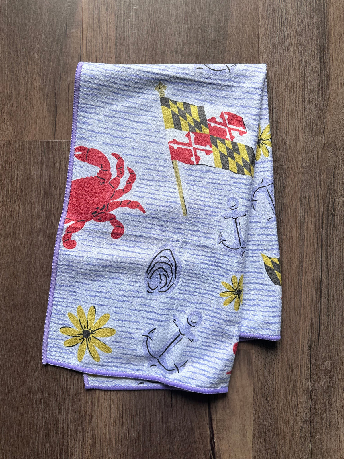 Chesapeake State of Mind Waffle Towel