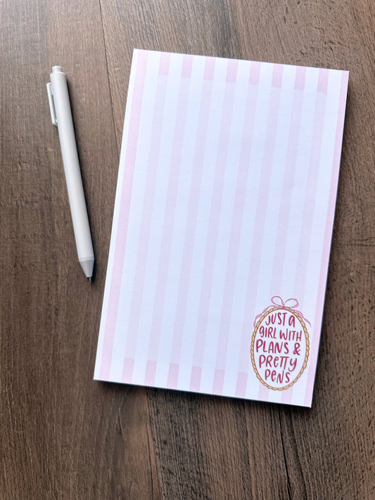 Pretty Pens Notepad