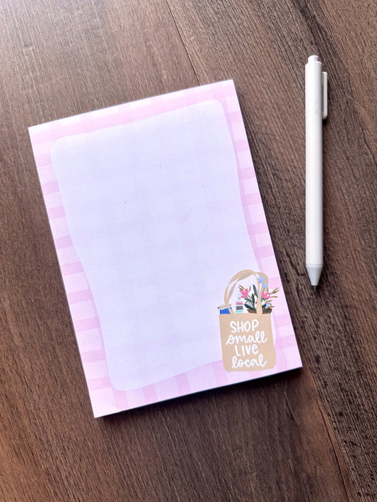 Shop Local Notepad