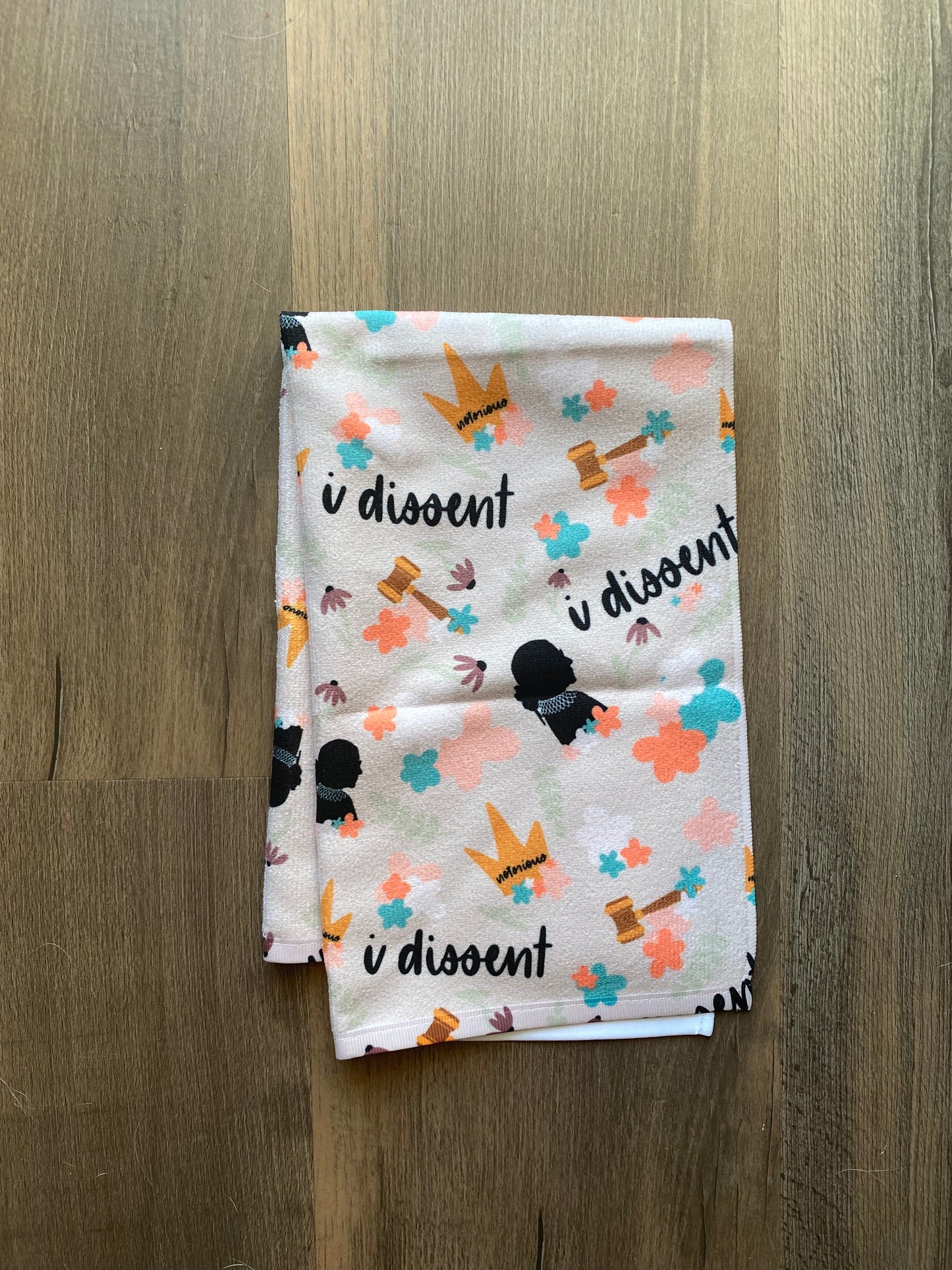 RBG I Dissent Hand Towel