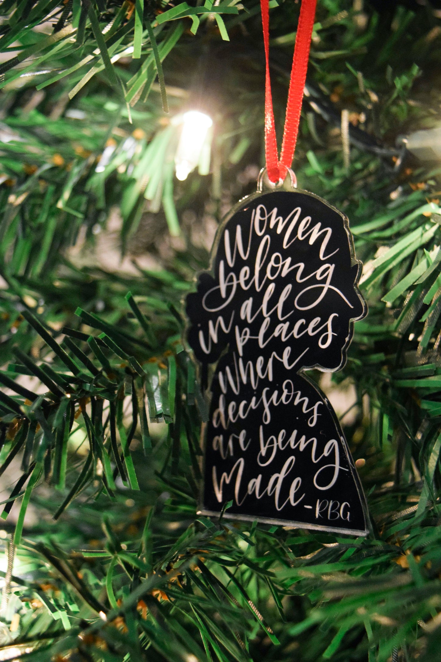 Ruth Bader Ginsburg Ornament