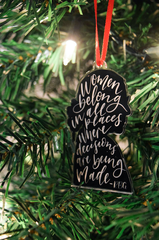 Ruth Bader Ginsburg Ornament