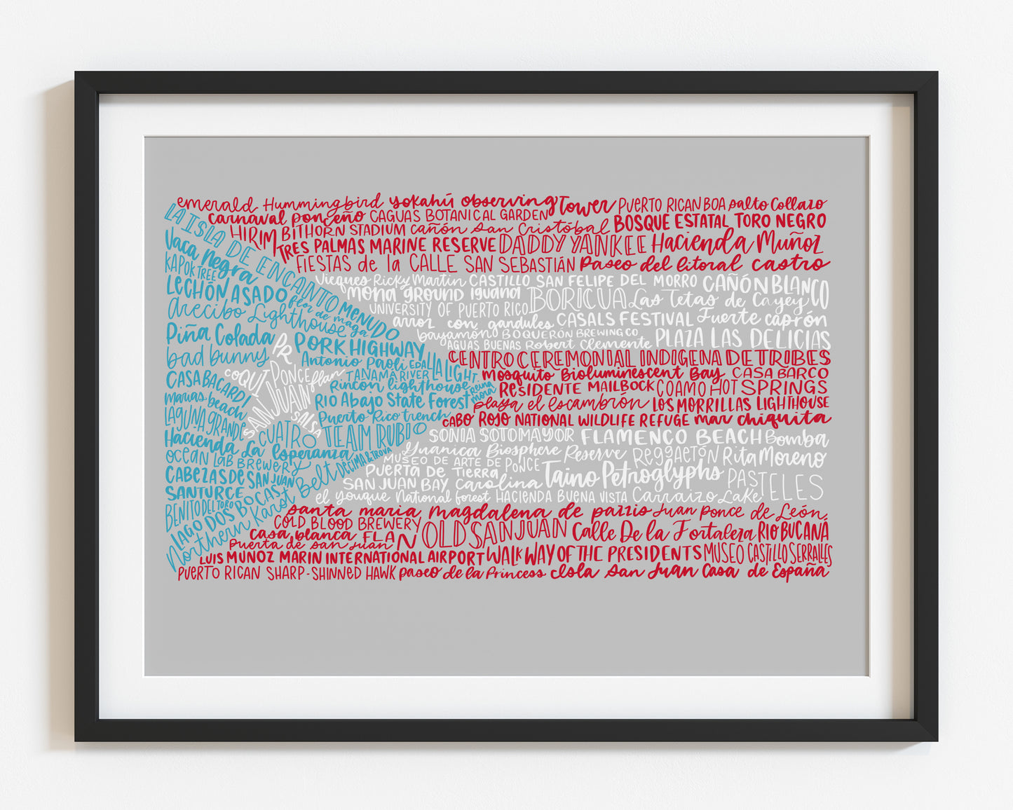 Hand Lettered State Flags