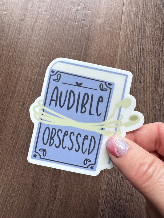 Audible Obsessed Sticker