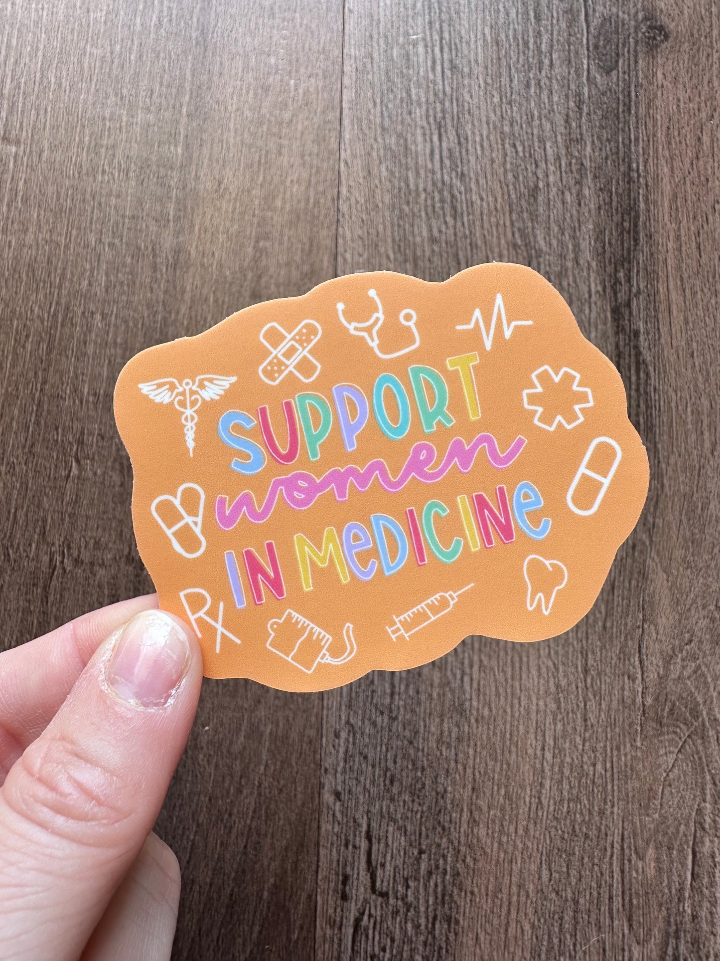 Support Women In Vinyl Sticker