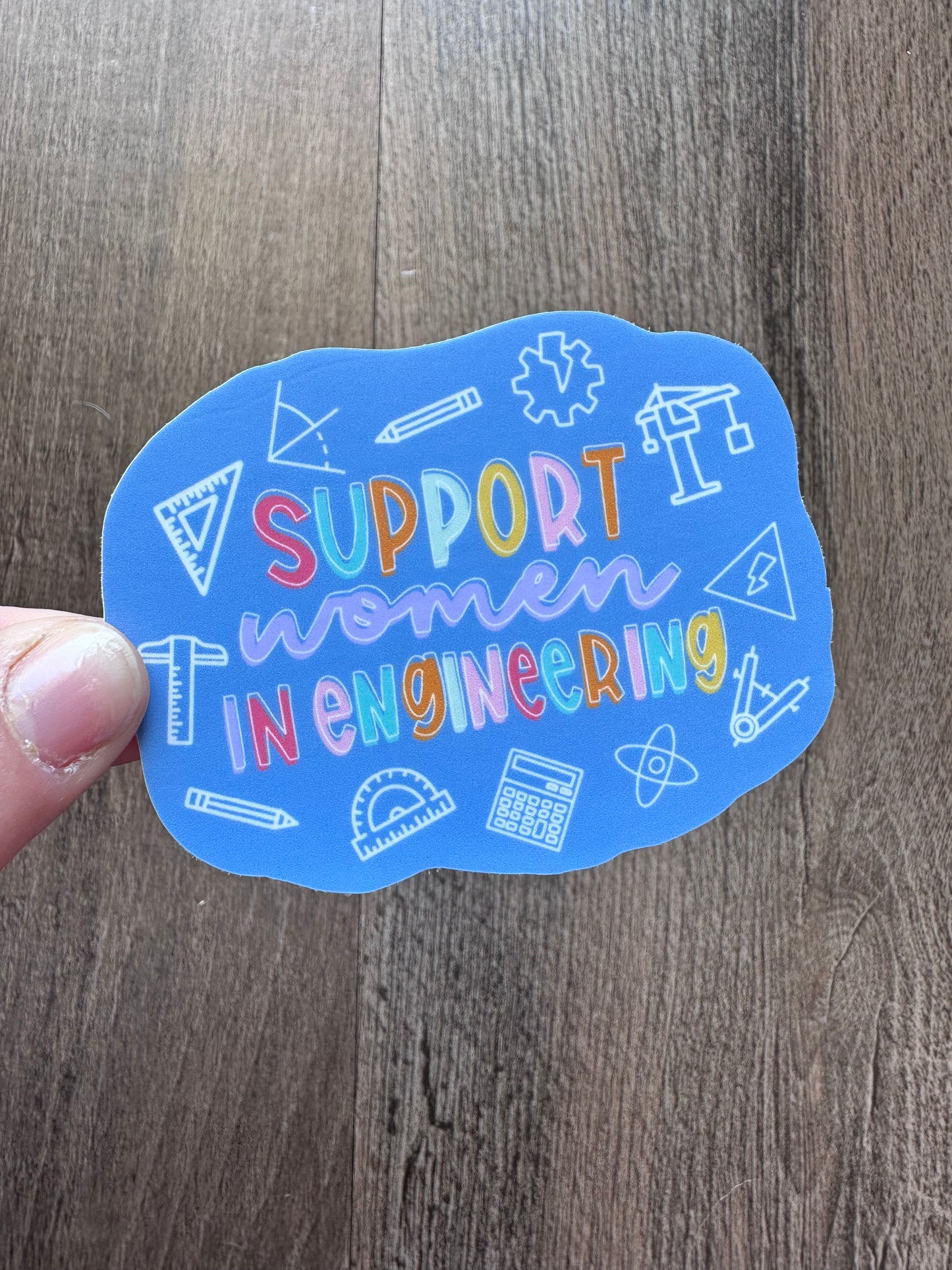 Support Women In Vinyl Sticker