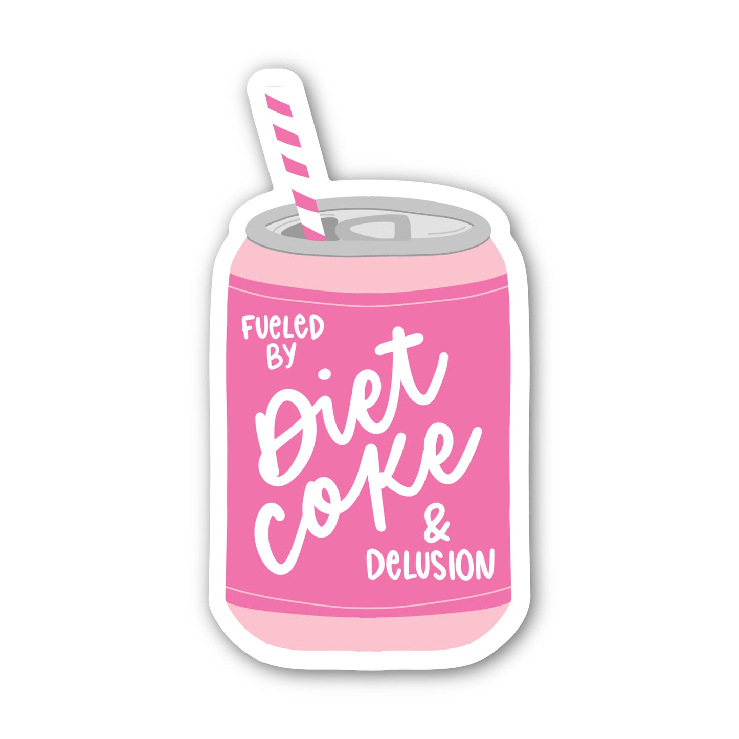 Diet Coke and Delusion Sticker