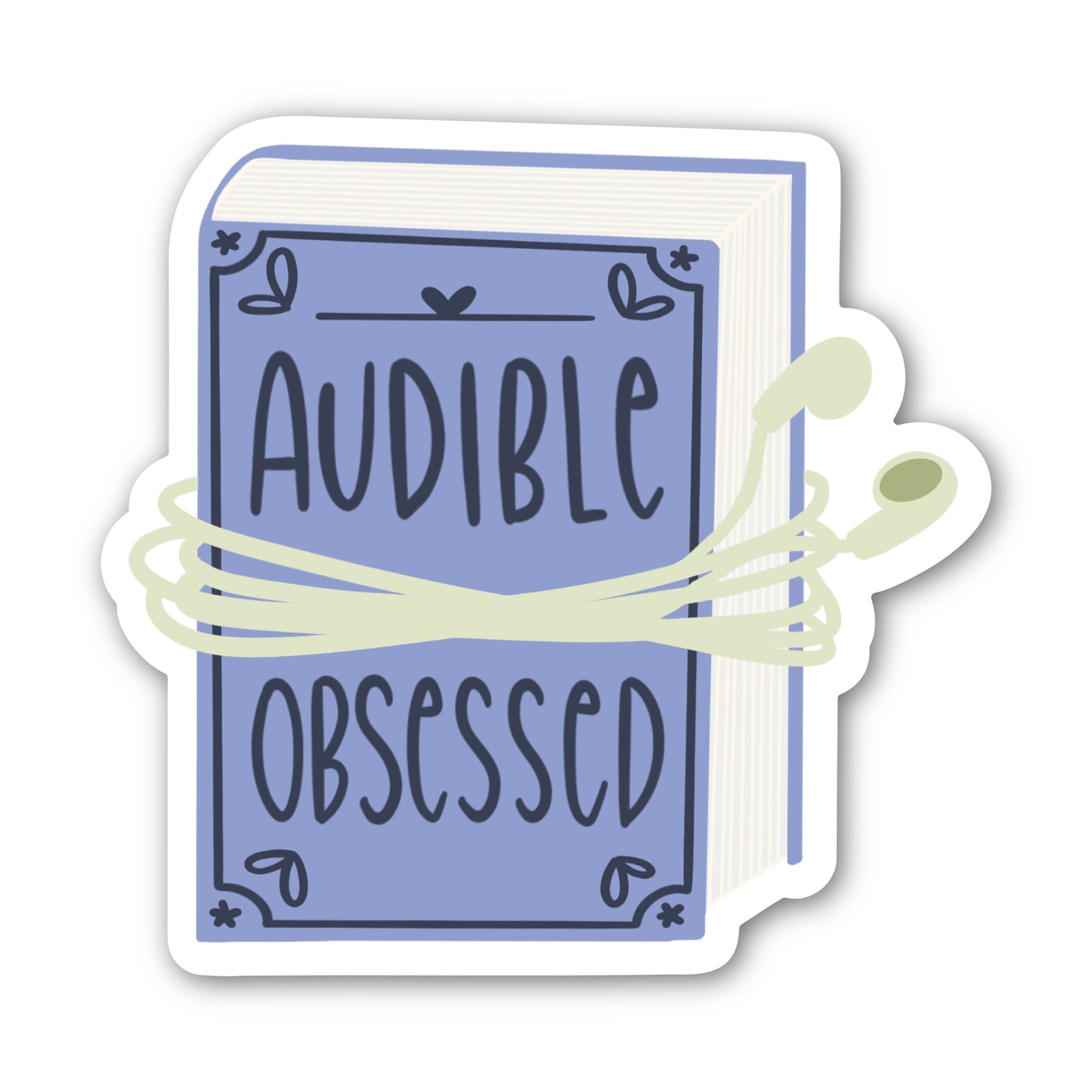 Audible Obsessed Sticker