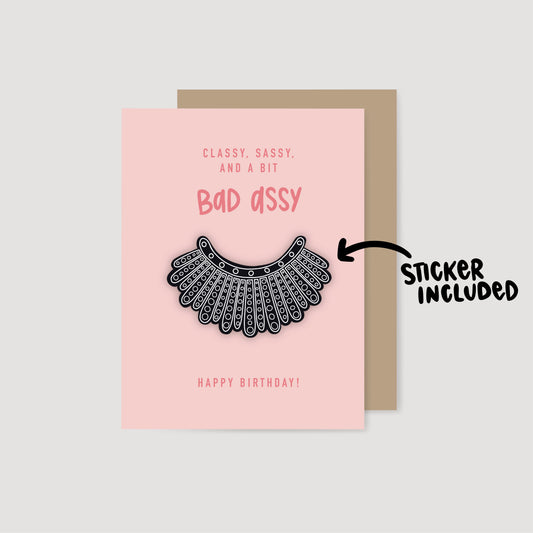 Bad Assy RBG Sticker Card