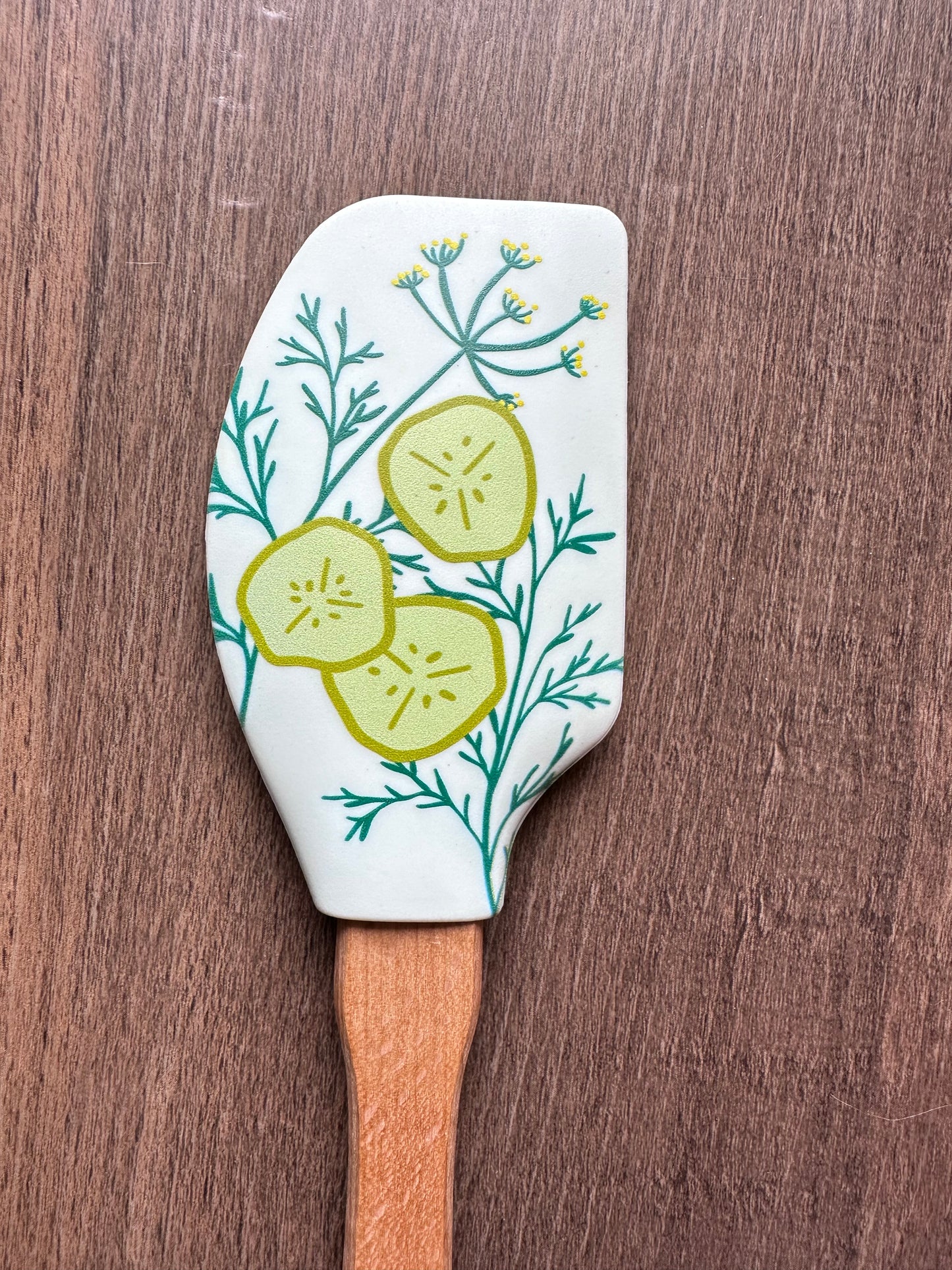 Pretty Big Dill Silicone Spatula
