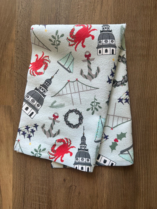 Annapolis Holiday Towel