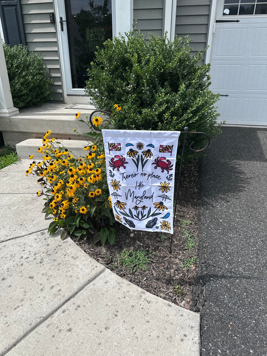 There's No Place Like Maryland Garden Flag