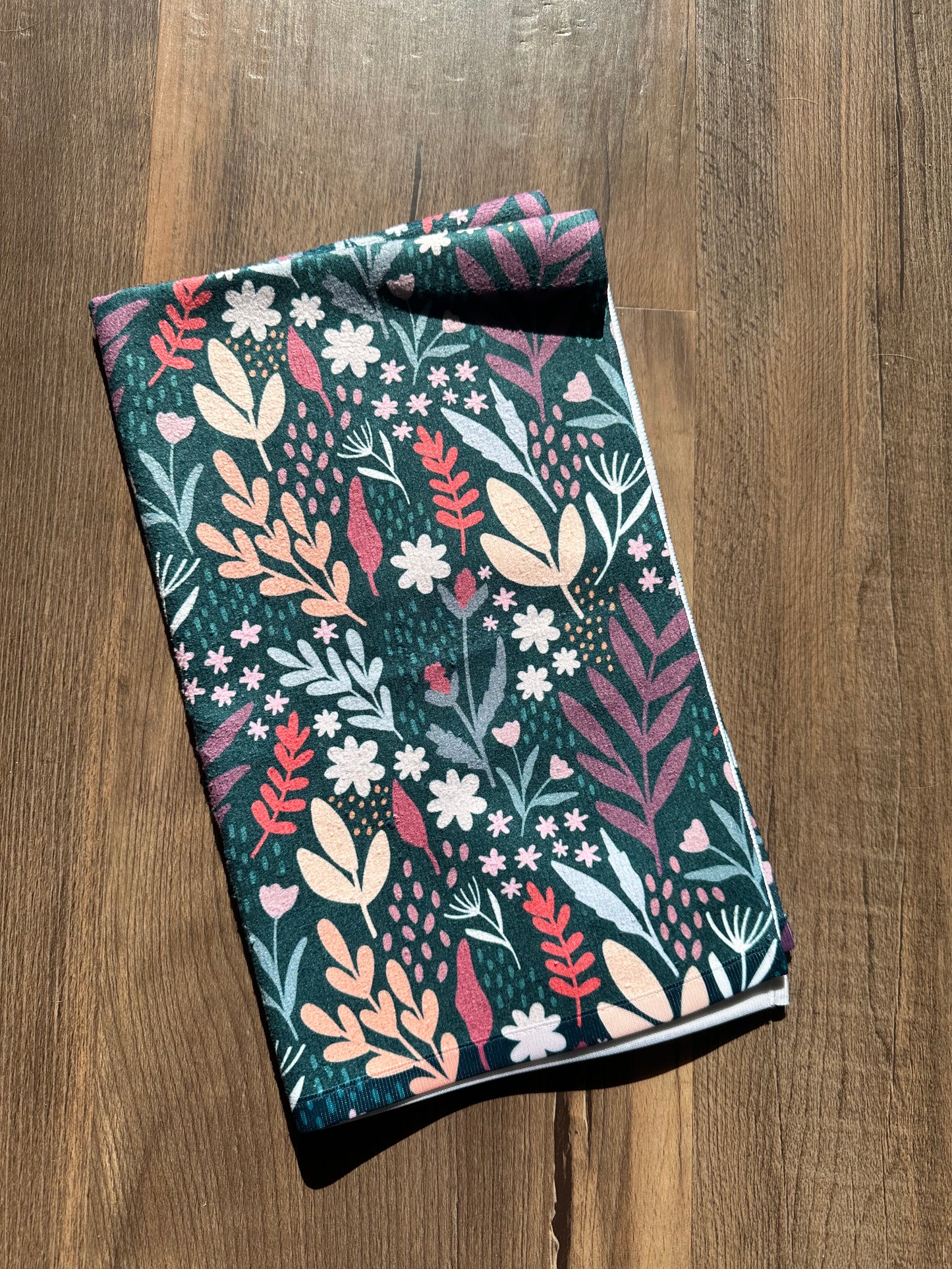 Whimsical Floral Hand Towel