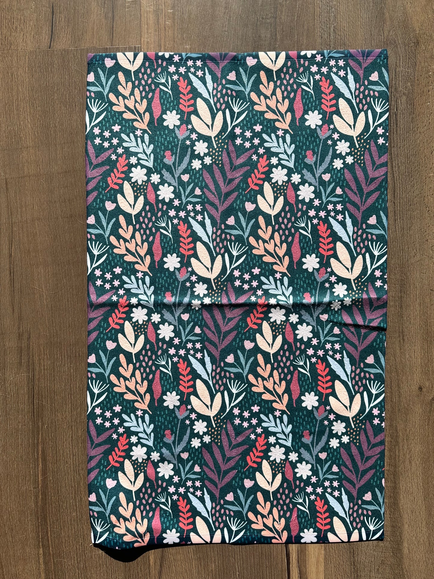 Whimsical Floral Hand Towel