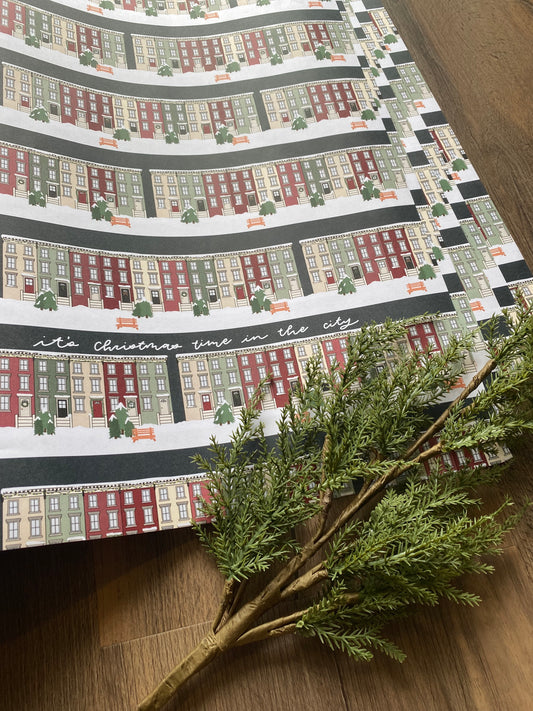 Christmas in the City Wrapping Paper